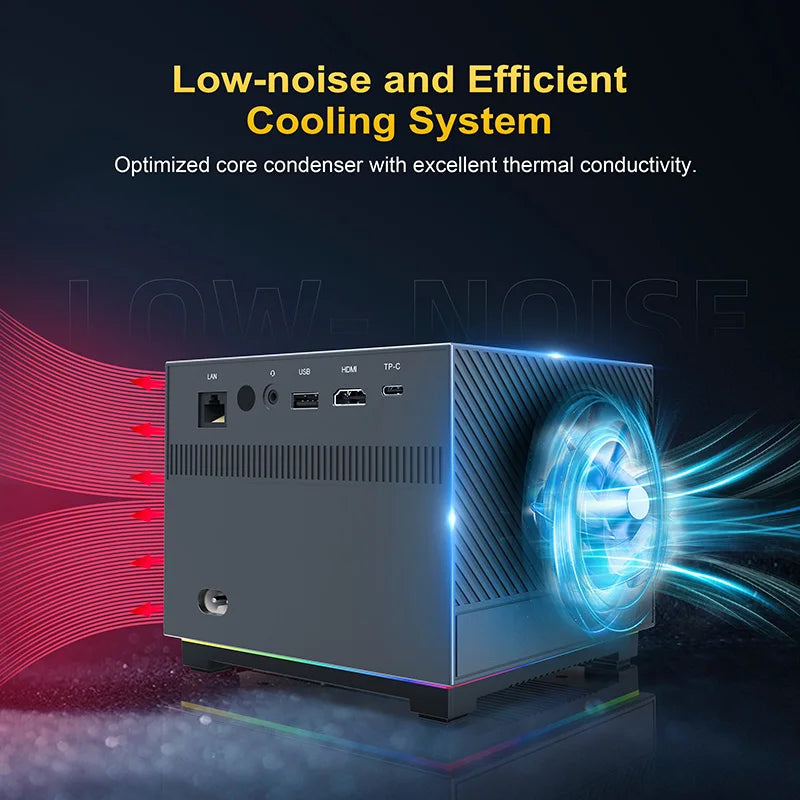 Xnano Mini Portable Projector 4K Full HD 1080P Native X3 FHD Beam 8K Video Android Projector Movie Home Theater Sound System