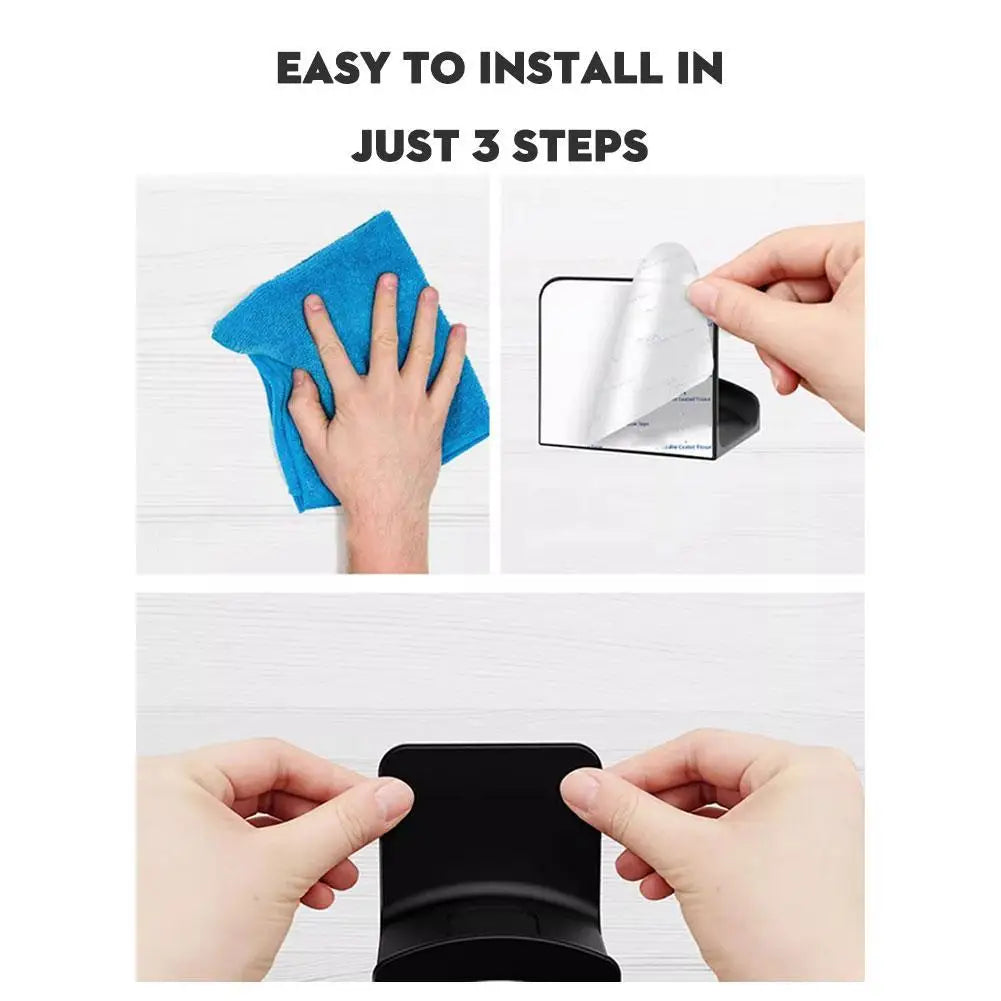 Universal Wall Mounted Headphone Stand Gaming Controller Holder Headset Display Rack Under Desk Hanger Hook For Earphone 1pc