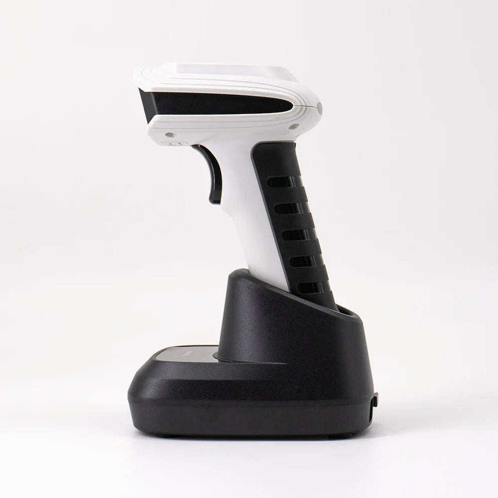 Wireless Handheld 2D Bluetooth Barcode Scanner PDF417 Data Matrix QR Code Reader with LCD Screen Display Image Logistic Reader