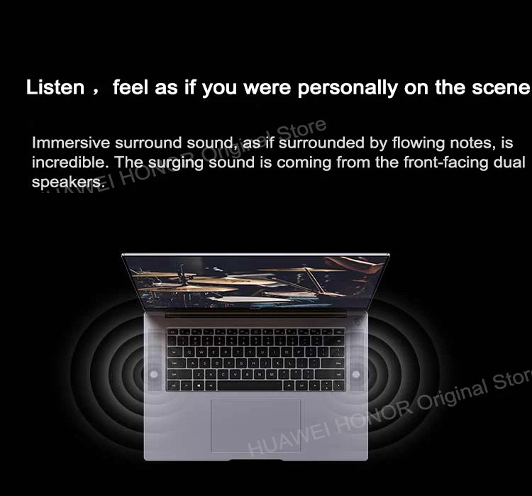 HUAWEI MateBook 16 Laptop AMD Ryzen R5-5600H/R7-5800H 16GB 512GB Notebook Radeon Graphics 16-inch 2.5K Eye Protection Computer