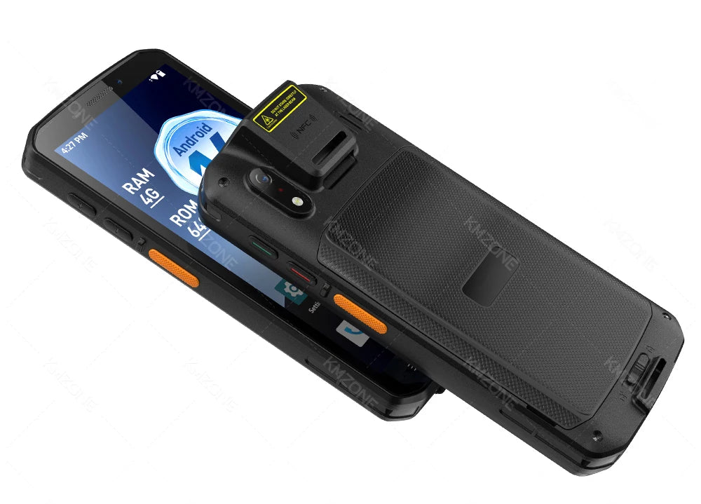 MTK6765 PDA Terminal Android 14 with NFC 4G64G Wifi GPS 1D 2D QR Barcode Scanner Reader Data Collector Mobile Warehouse device