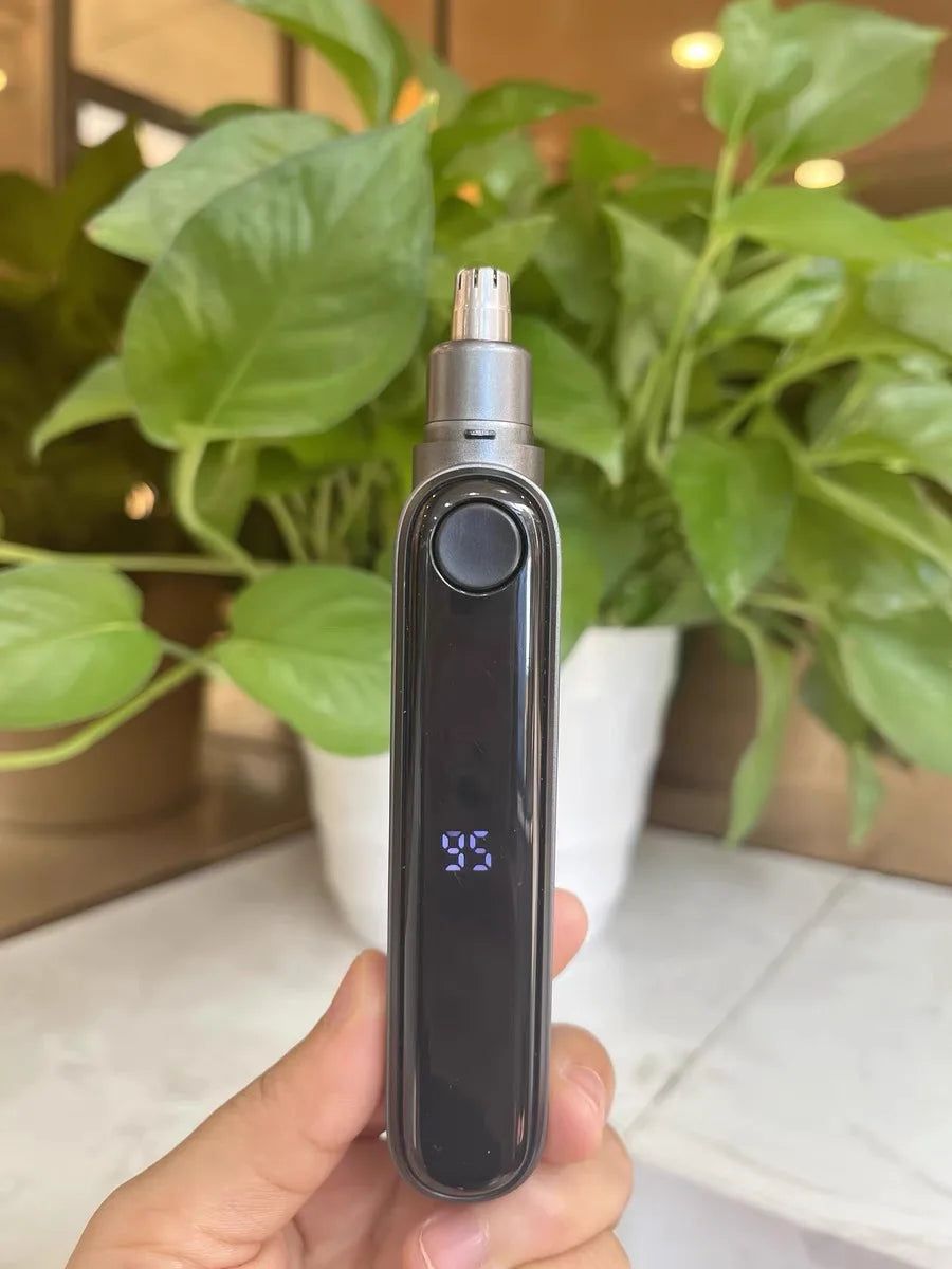 2024 New Xiaomi Mijia Nose Hair Trimmer USB Charging LED Display High Quality Electric Portable Men Mini Nose Hair Clipper