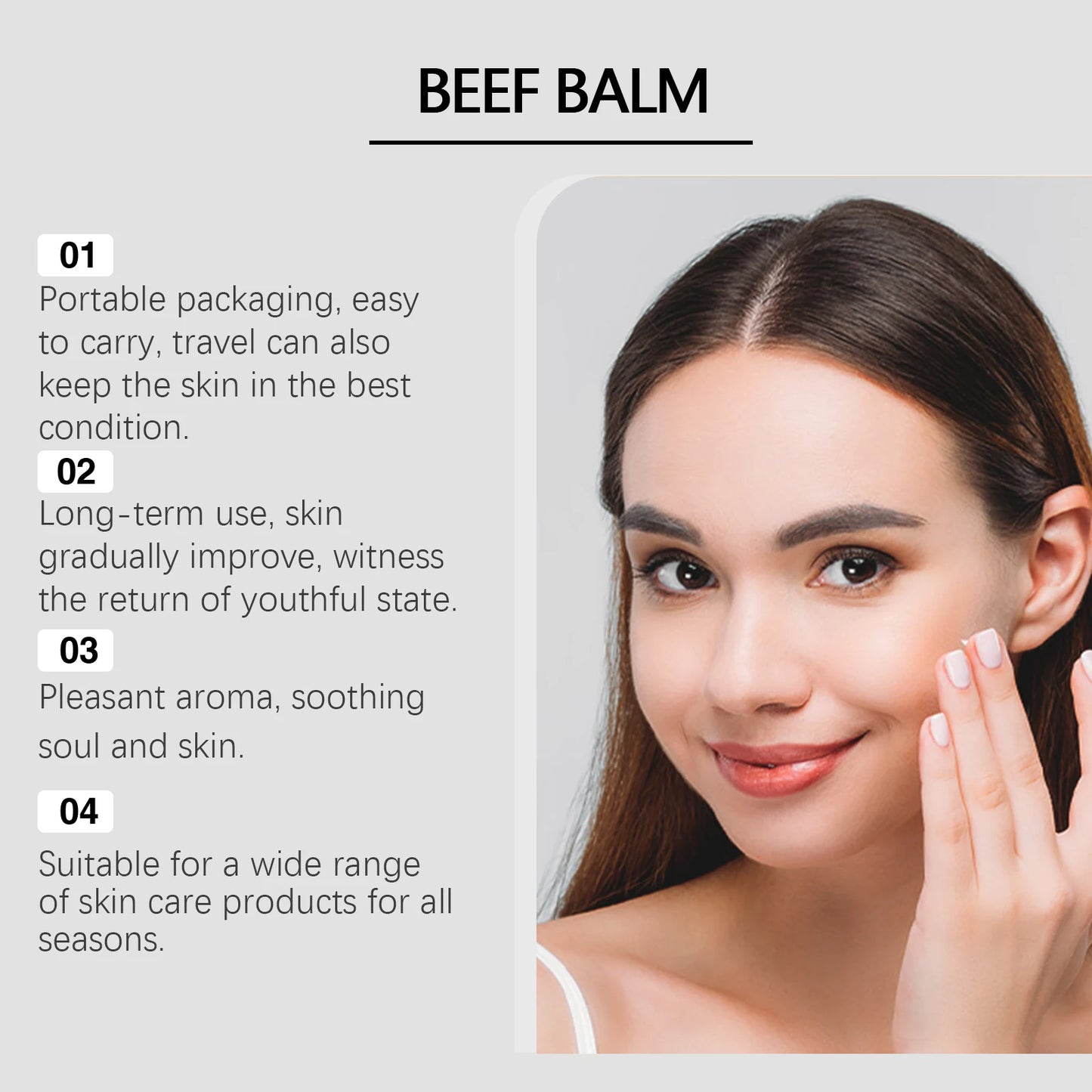 Beef Fat Wrinkle-reducing Cream Vitamin C Moisturizing Cream Deep Cleansing and Hydrating Natural and Additive-free Skin Care