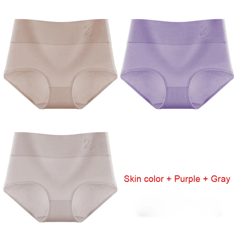 Cotton Panties Women's High Waist Underwear Abdominal Plus Size Briefs Girls Female Seamless Underpants Sexy Lingeries Soft Lady