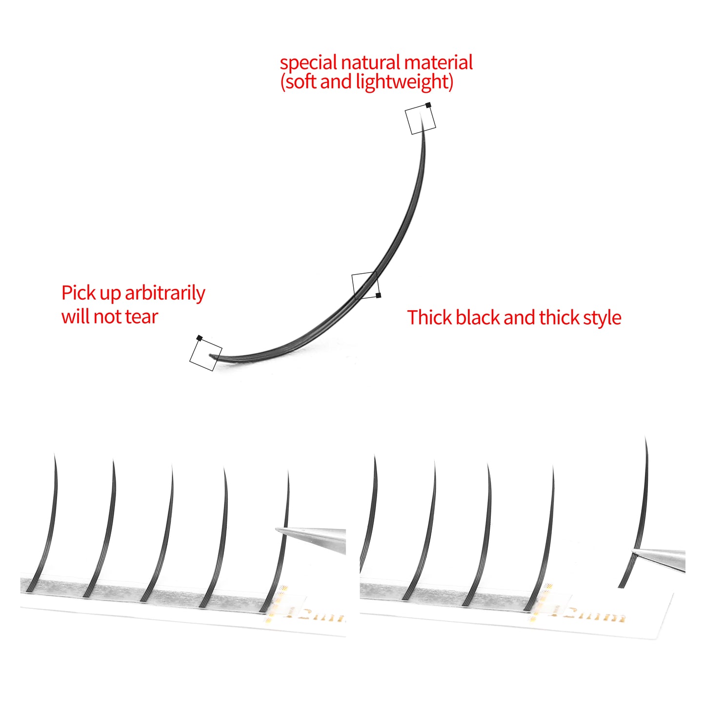 XIUSUZAKI SONG LASHES Wispy Spikes Eyelash Extension Fairy Eyelashes Promade Wispy Fans For Eyelash Extensiones