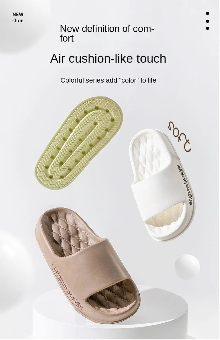 2024 New Men's Summer Slippers EVA Soft Soled Slippers Light Beach Shoes Indoor Outdoor Light Couple Slippers Designer Shoes Men