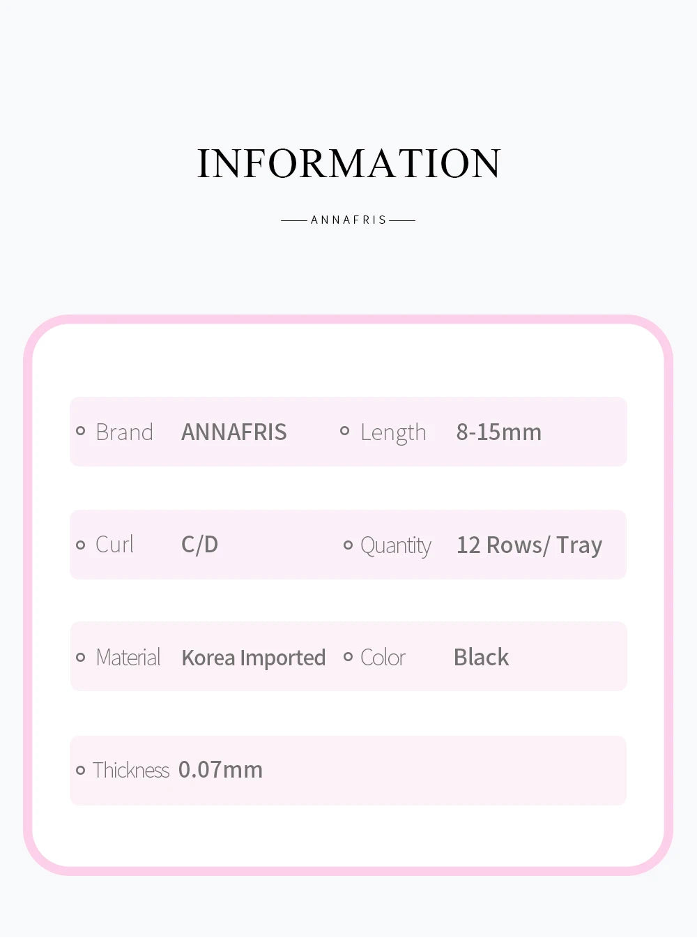 ANNAFRIS W Shape 6D Volume Eyelash Extension False Mink Soft Natural Premade Fans Lash 6D W Shaped Easy Faning Eyelashes