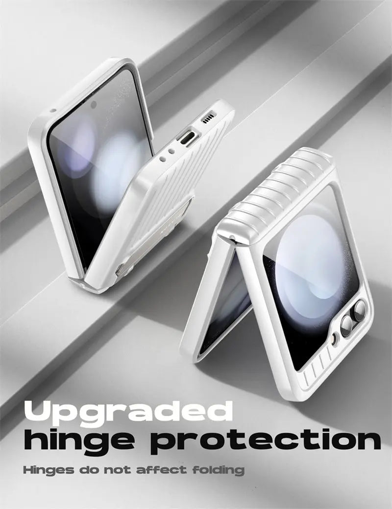 I-BLASON For Samsung Galaxy Z Flip 5 Case 5G (2023) Journey Full-Body Rugged Case with Built-in Screen Protector & Kickstand