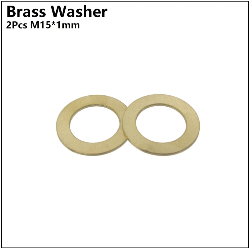 HEPPE MTB Road Bike Thru Axle Washer M12 M15 Axle Spacer Bike Hub Tube Shaft Skewer Spacer 0.5/1/2/3/4/7.5mm Thickness