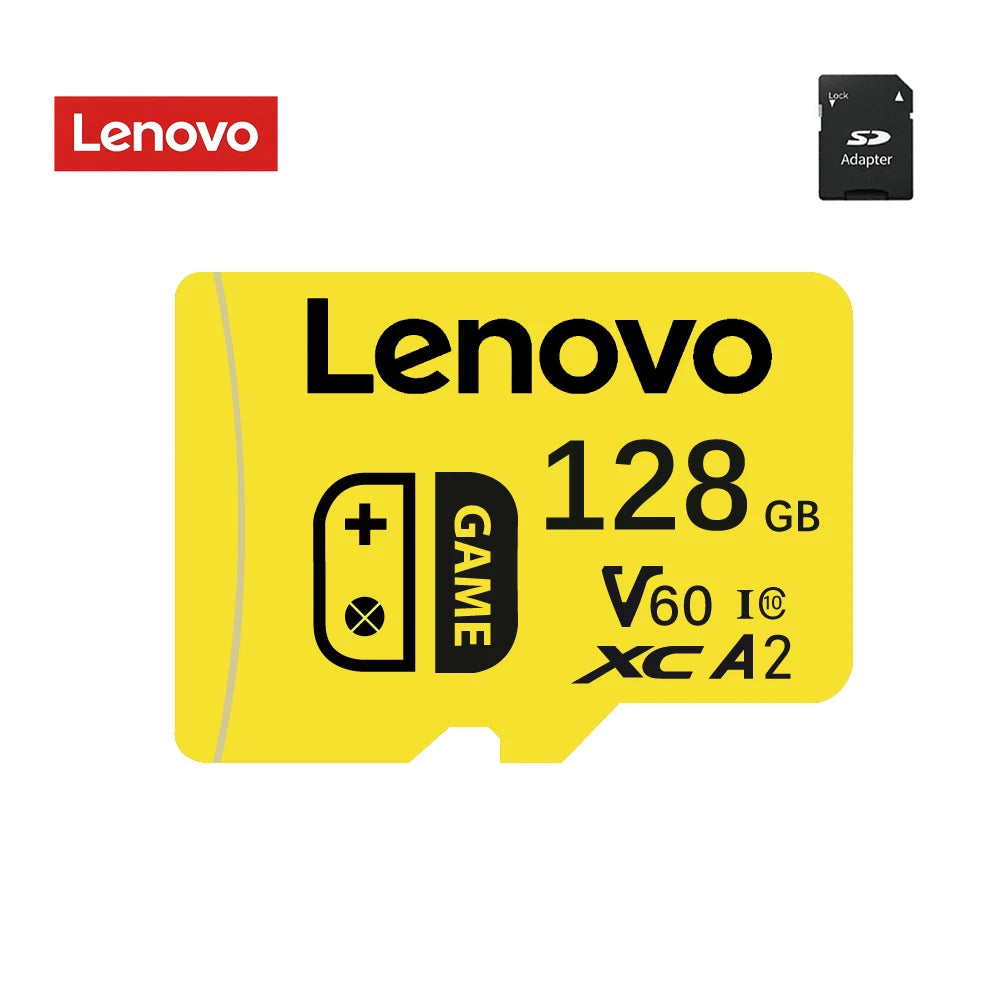 Lenovo 2TB SD Memory Card 1TB 512GB 256GB A2 U3 Micro TF SD Card 128GB High Speed MLC TF Card For Nintendo Switch Ps4 Games