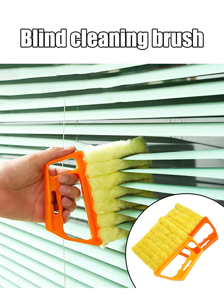 1PC Dust Removal Blinds Brush Detachable Wash Hard Hair Cleaning Brush Car Air Conditioning Gap Without Dead Corners