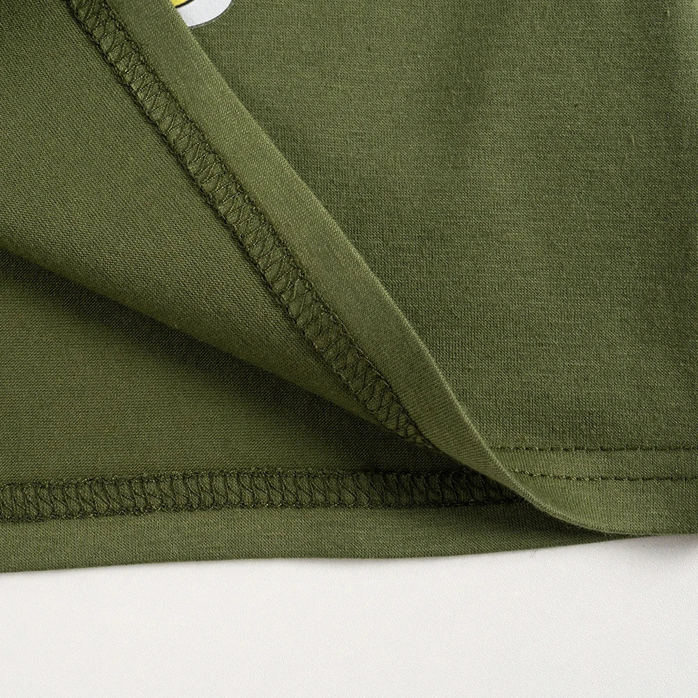 Children's Summer Cartoon Print Sportswear T-shirt And Shorts Children's Clothing Set Boys And Girls 2-Piece Set