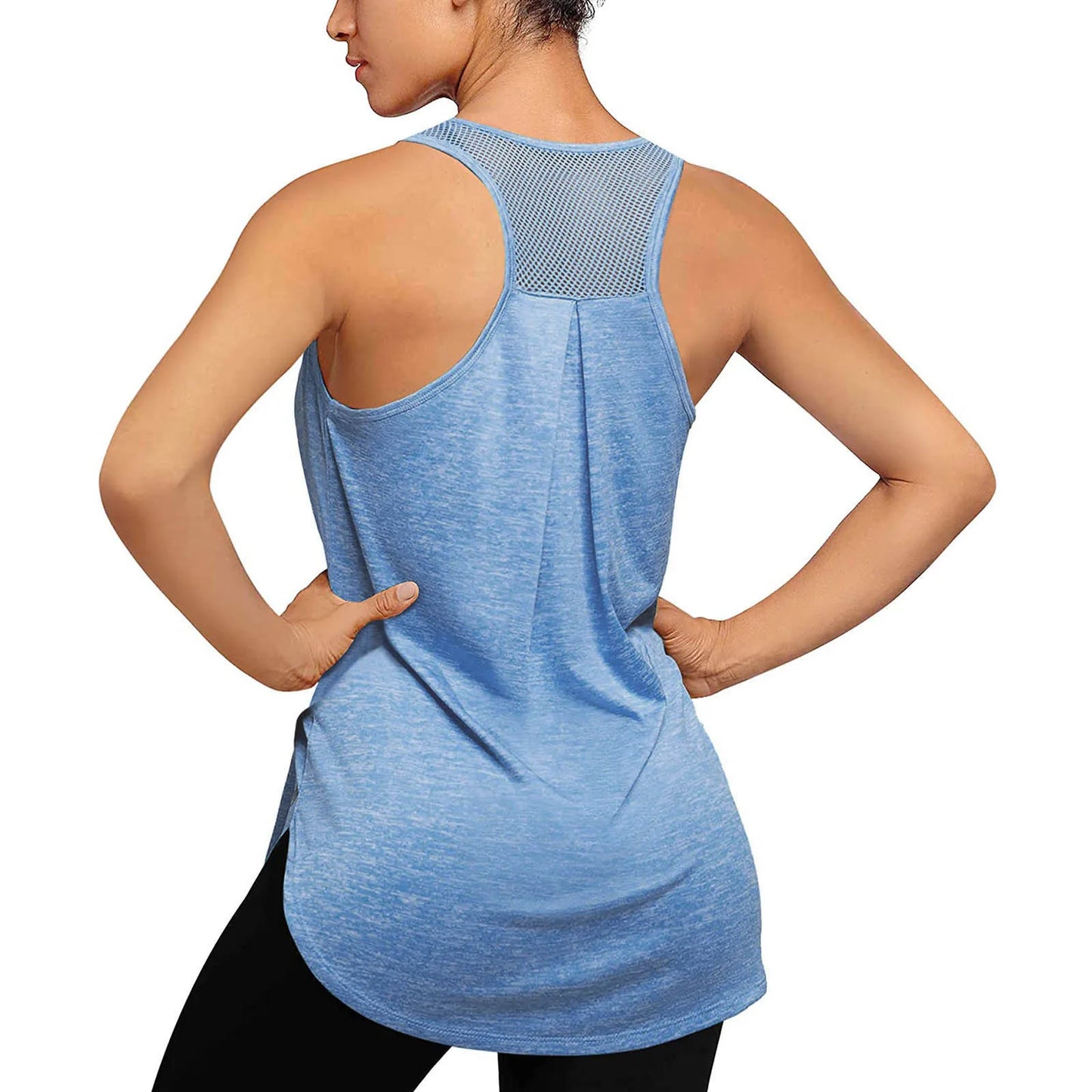 Tops Workout Tops Tank Yoga Racerback Mesh Running Women Shirts Women's Blouse 2x Ladies Tops Muscle Tee