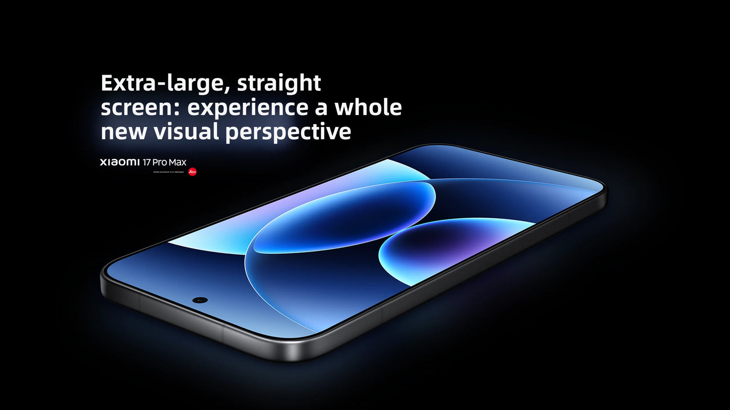 CN Version Xiaomi 17 Pro Max Smartphone 6.9" Display Snapdragon 8 Elite Gen5 7500mAh Battery 100W Hyper Charge Dual Screen