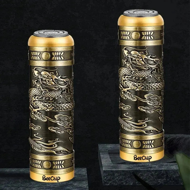 Dragon Head Shaver For Men Mini Razor Portable Shaver USB Charging Dragon Pattern Car Razor Easy to Carry Durable