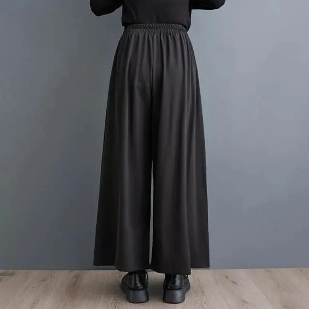 Y2k Gothic Ribbon Pants Skirt Harajuku Casual Pants Skirt Summer Genderless Streetwear Elegant Hakama Men'S Clothing Unisex 2024