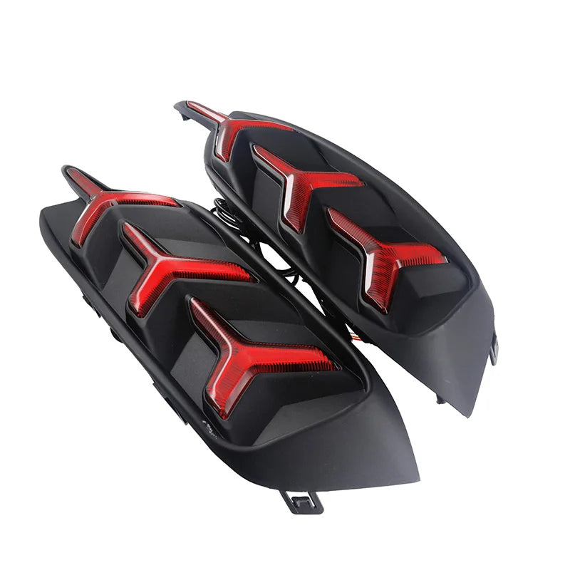 1 Pair Rear light For Honda Civic 2016 2017 2018 LED DRL Rear Bumper tail light Brake Lights turn Signal lamp reflector