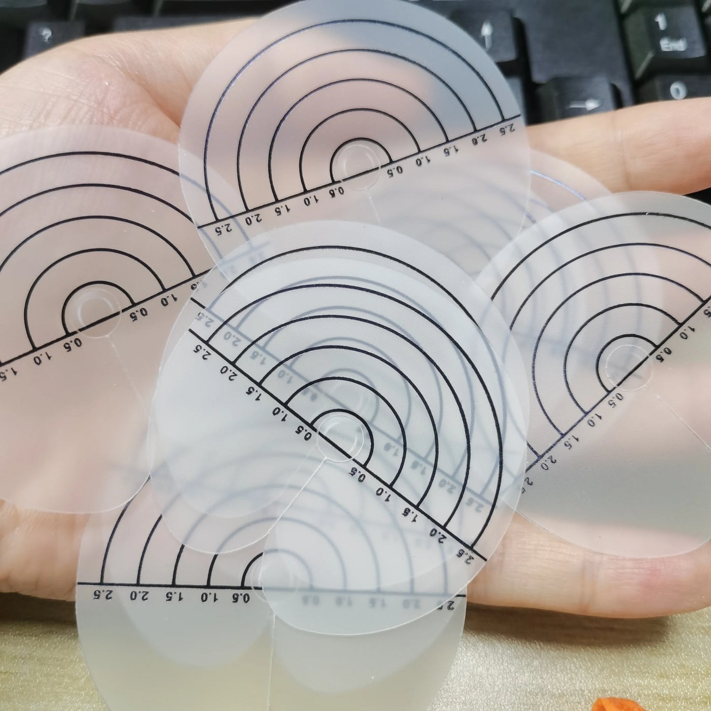 10pcs Fashion Easy Tools Heat Scalp Protector Shields For Hair Extension Useful Styling Tools Hair Heat Fusion Template Disk