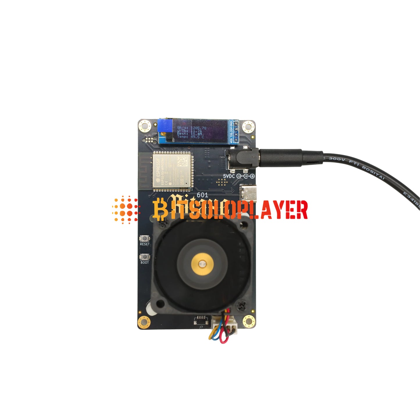 2025 Latest Bitaxe Gamma 601 1.2th/s 18W Open Source Bitcoin Miner With Power Supply