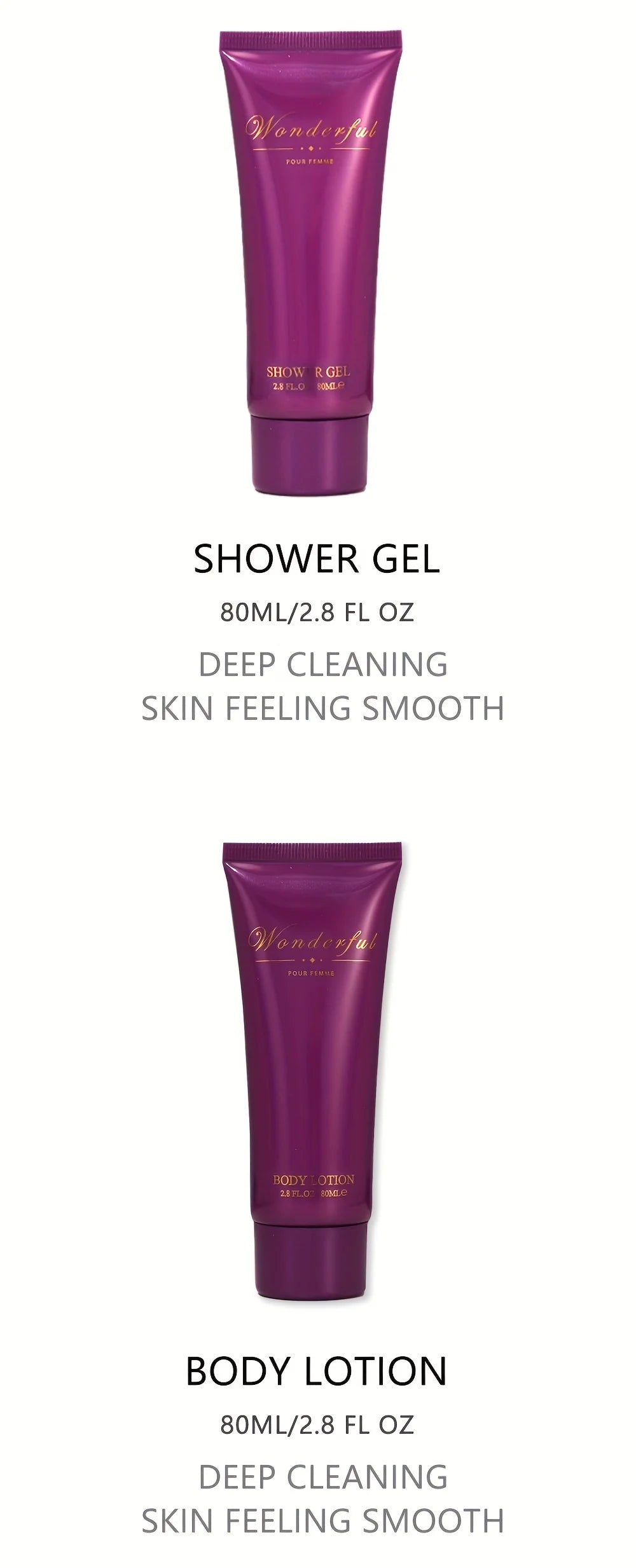 Bath and Body Gift Set for Women & Girls 1.7fl.oz Eau de Parfum Spray 2.8fl.oz Shower Gel 2.8fl.oz Body Lotion Women's Fragrance