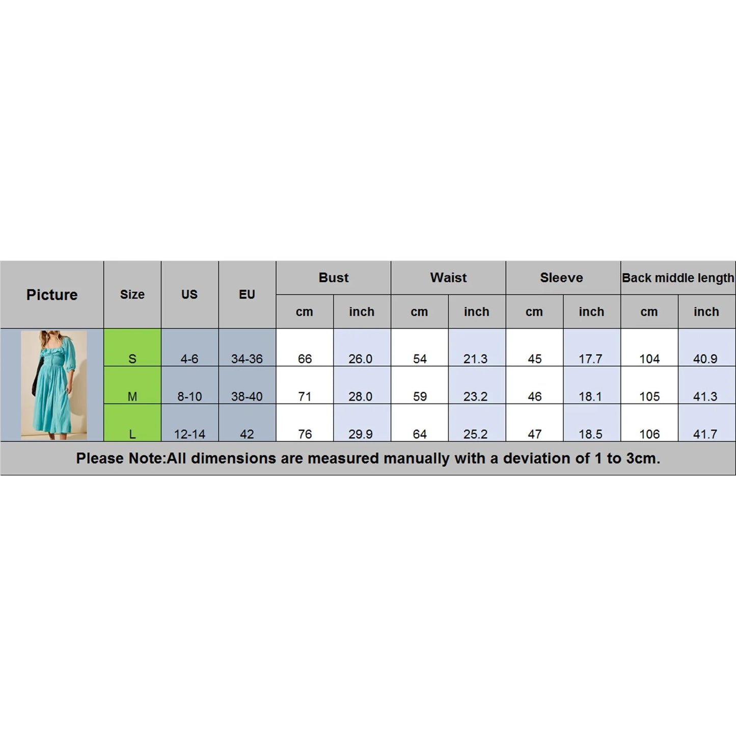 Women's Midi Dress Flowy Silhouette Ruffled Necklin High Split Dress with a Smocked Adjustable Tie at Bustline Fairycore Dresses