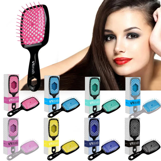Air Cushion Comb Tangled Hair Comb Hair Brush Massage Anti-static Hollow Out Wet Curly Hair Brushes Barber Styling Tool 2024