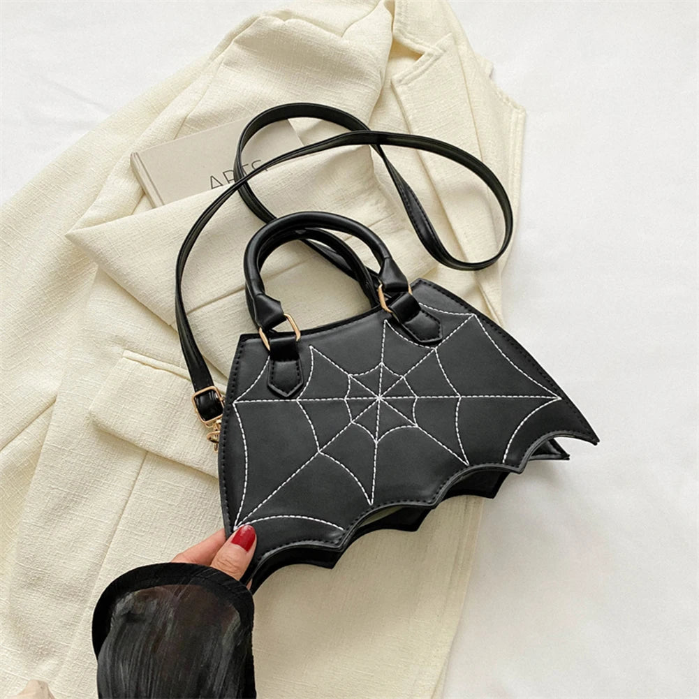 2024 Halloween Novelty Women Crossbody Bag Creative Bat Wing Top-handle Bags Fashion Ladies PU Leather Small Handbags