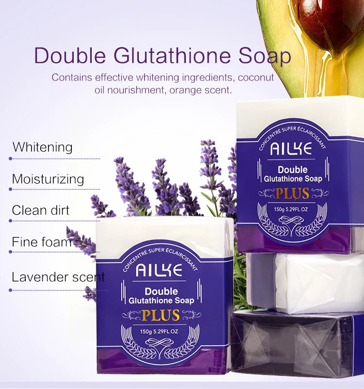 AILKE Glutathione Lighten Body Lotion, Moisturizing, Hydration, Even Skin tone, Improve Dark & Black Skin, Support Private logo