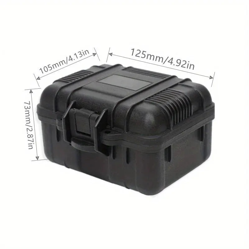 Water-repellent Hard Carry Tool Case Bag Organizer Storage Box,Camera Sealed Shockproof Safety Instrument Toolbox With Sponge