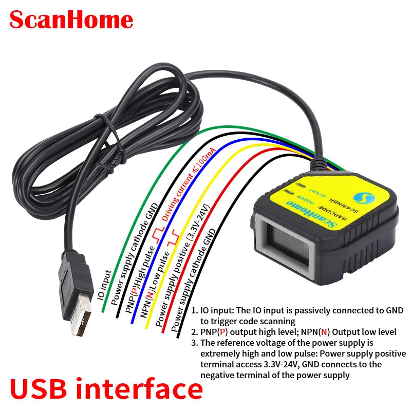 Embedded Barcode Scanner BarCode Reader code reader fixed Mounted code Engine Module USB 1D/2D QR PDF417Code ScanSH-400