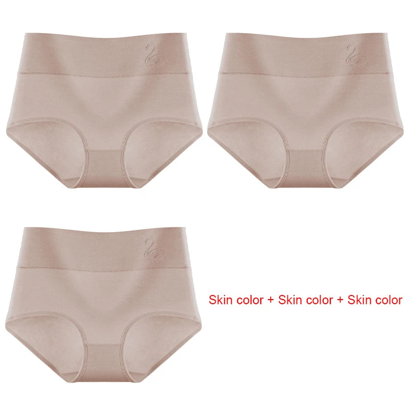 Cotton Panties Women's High Waist Underwear Abdominal Plus Size Briefs Girls Female Seamless Underpants Sexy Lingeries Soft Lady