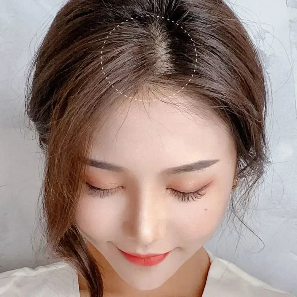 Synthetic Hair Bangs Side Fringe for Women 3D Middle Part False Bangs Clip-in Extensions Invisible Hairpieces Natural Bangs