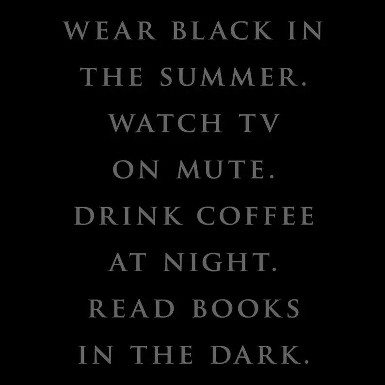 Black on black Short-Sleeve T Shirt | Gothic Nu goth All Black Everything Emo clothing Soft grunge Murdered out | Contrarian