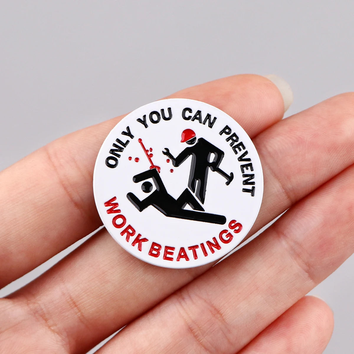 WARING Brooches for Women Encouragement Quotes Enamel Pins Clothes Badges Lapel Pins for Backpack Fashion Jewelry Worker Gift