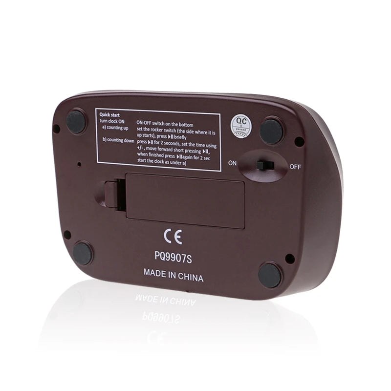 Professional Digital Chess Clock, Compact Stopwatch Board Clock with Competition Timer Digital Chess Clock, Compact Stopwatch