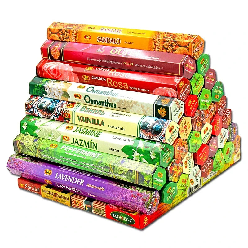 1 Box Natural Sandalwood Indian Incense Sticks 20sticks White Sage Jamine Scents for Home Fragrance Spa Meditaion Aromatherapy