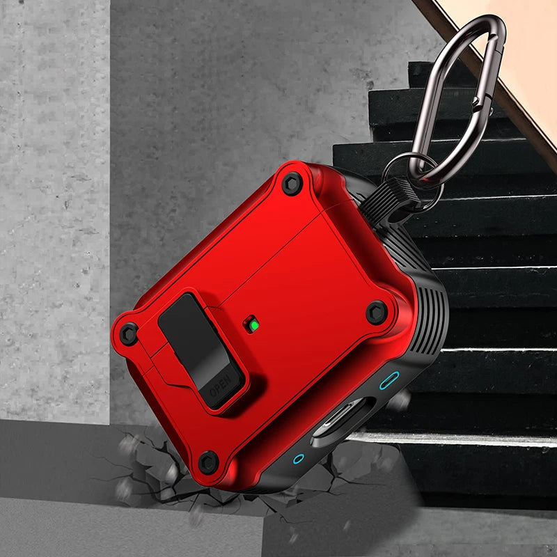 Security Lock Cover for AirPods Pro 2 3 Case for AirPods Pro2 Pro 2nd Gen 2023 Case Shockproof Cover For Airpods 4 4th 3 Fundas