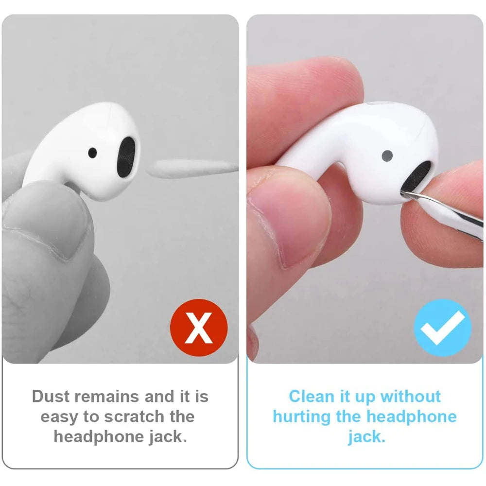 Cleaner Sets for Bluetooth Earphone Airpods Pro 1 2 3 Earbuds Case Cleaning Pen Brush Tools for Samsung Xiaomi Huawei Airdots
