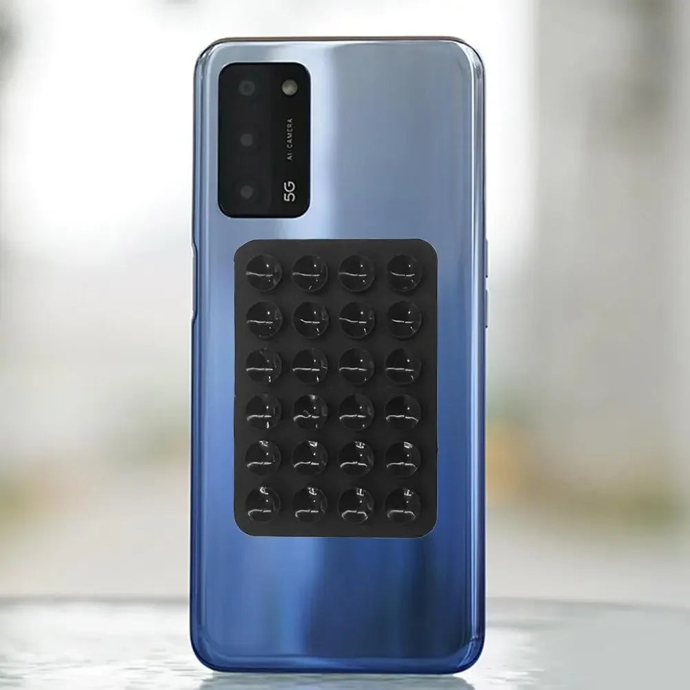 8PCS Sticky Grippy Suction Phone Case Mount Sillicon Adhesive Phone Accessory For IPhone And Android Hands-Free Fidget Toy