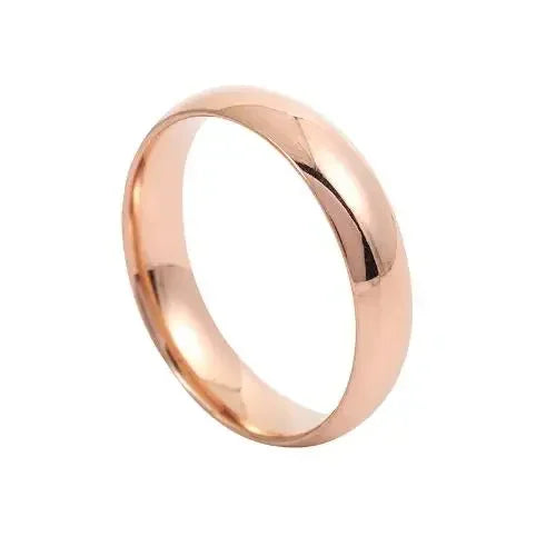 Fashion Simple Smooth Stainless Steel Ring for Women and Men Classic Couple Rings Wedding Engagement Jewelry