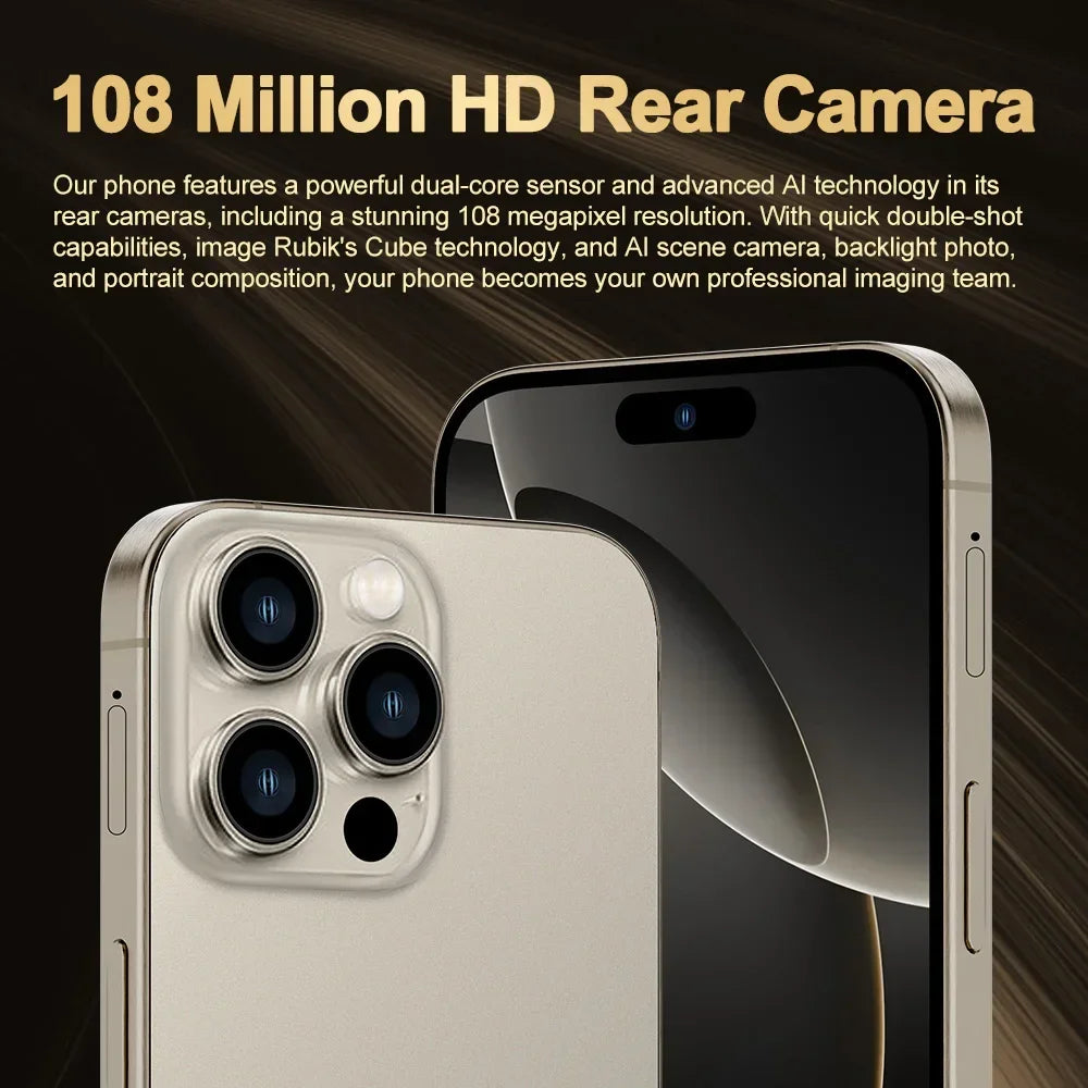 Original Mobile Phones Deals XS16 Pro+ Smartphone 7.3 inch Full Screen 4G 5G Cell Phone 8000mAh Brand New Phones Global Version