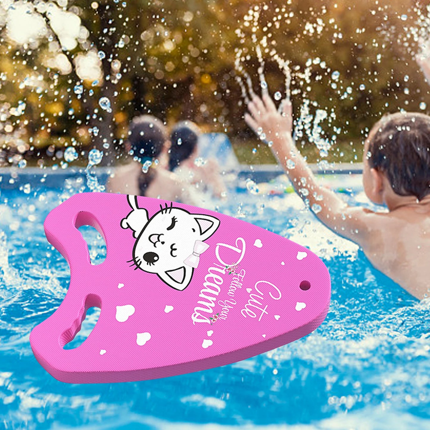 Swim Kickboard Swimming Training Aid Comfortable Beach Surfboard Lightweight Professional Floating Board for Advanced Swimmers