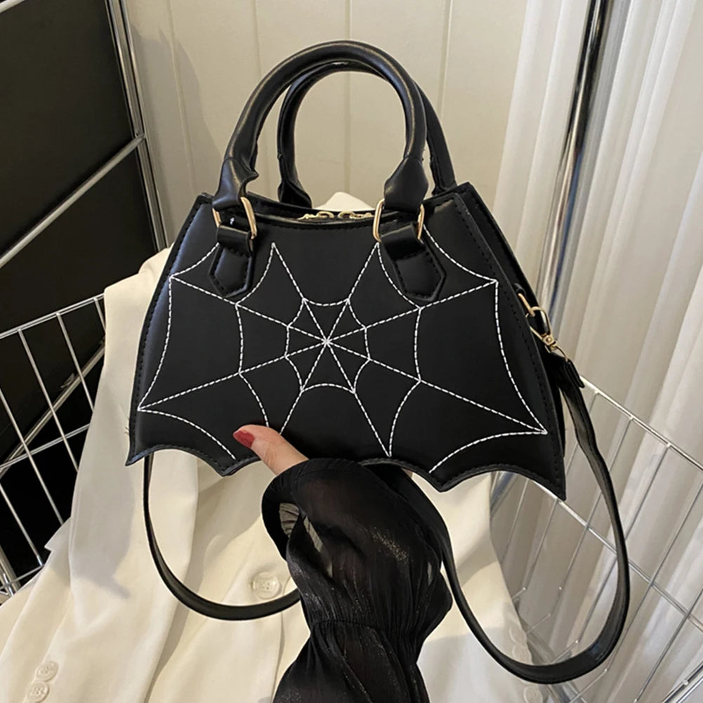 2024 Halloween Novelty Women Crossbody Bag Creative Bat Wing Top-handle Bags Fashion Ladies PU Leather Small Handbags