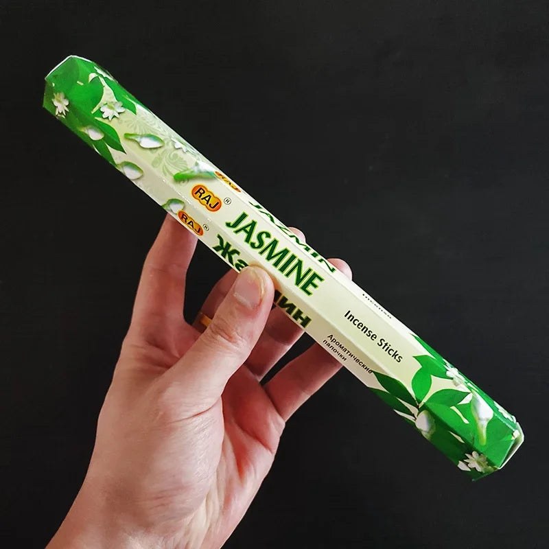 YXYMCF India Sandalwood Incense Sticks Meditation Lavender Sage Palo Santo Tibetan Line Incense Aromatherapy Lasting Fragrance