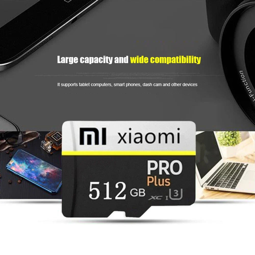 Xiaomi Real Capacity Micro TF SD Card 1TB 512GB 256GB Memory Card High Speed Cartao De Memoria 128GB For Sony Lenovo Nintendo