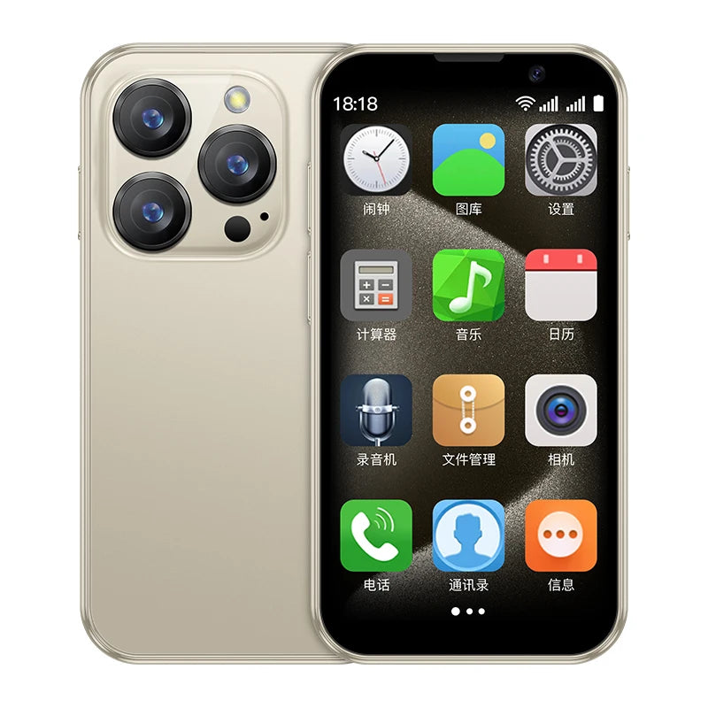 SOYES XS18 Pro Mini Smartphone 2GB RAM 16GB ROM Android8.1 3.0'' With Facial Recognition Dual SIM Standby 3G Network Small Phone