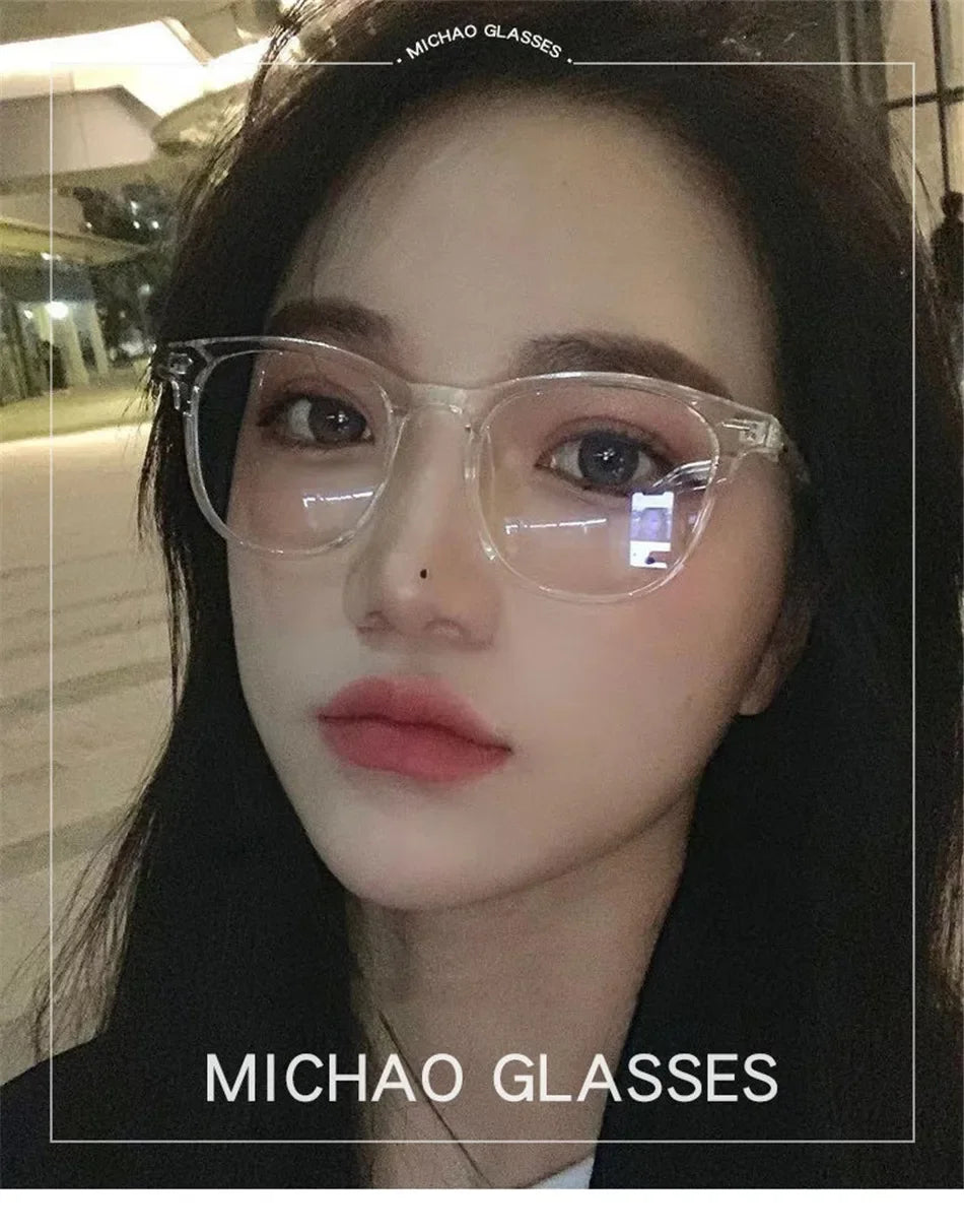 Classic Transparent Computer Glasses Frame Women Men Anti Blue Light Blocking Glasses Optical Glass Lenses Oculos Male Очки