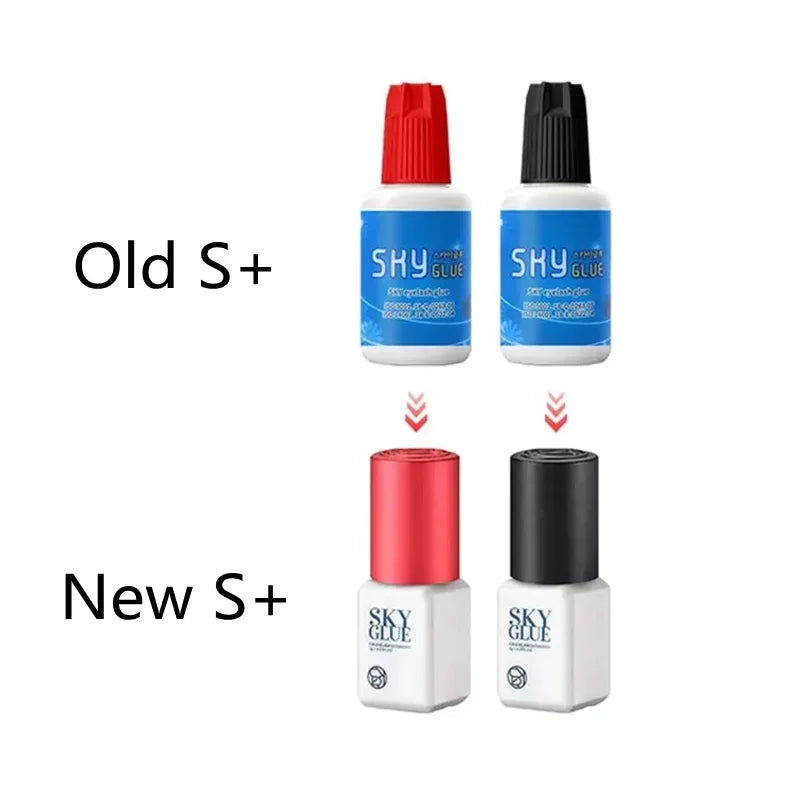 5ml Korea SKY S+ Glue 1 Second Fast Drying Strong Eyelash Extension Glue Fake Lashes Adhesive Low Odor No Irritation Makeup Tool