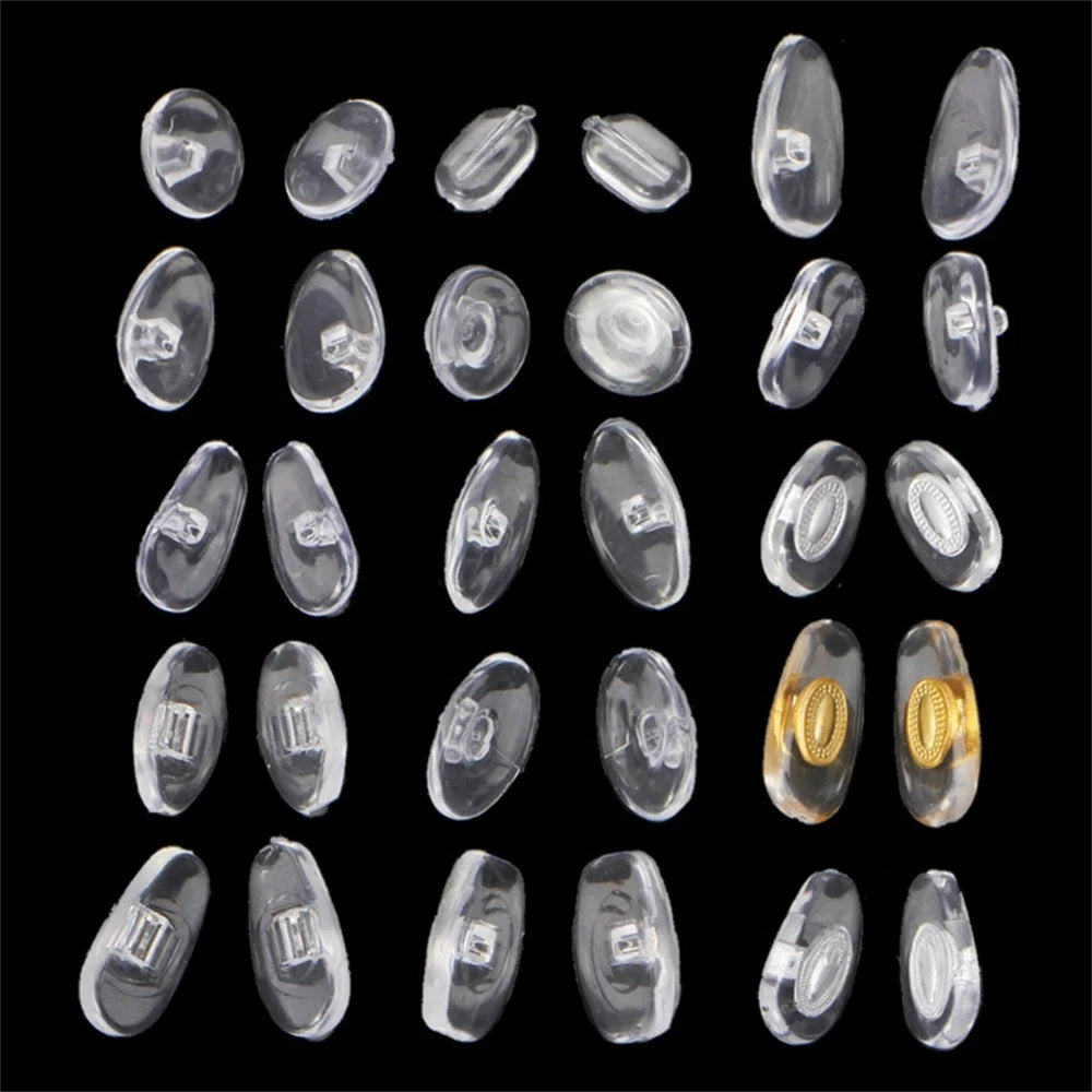 300Pcs/Box Professional Silicone Eyeglass Sunglasses Spectacles Screw On Nose Pads Repair Tool Set Eyewear Glasses Accessories