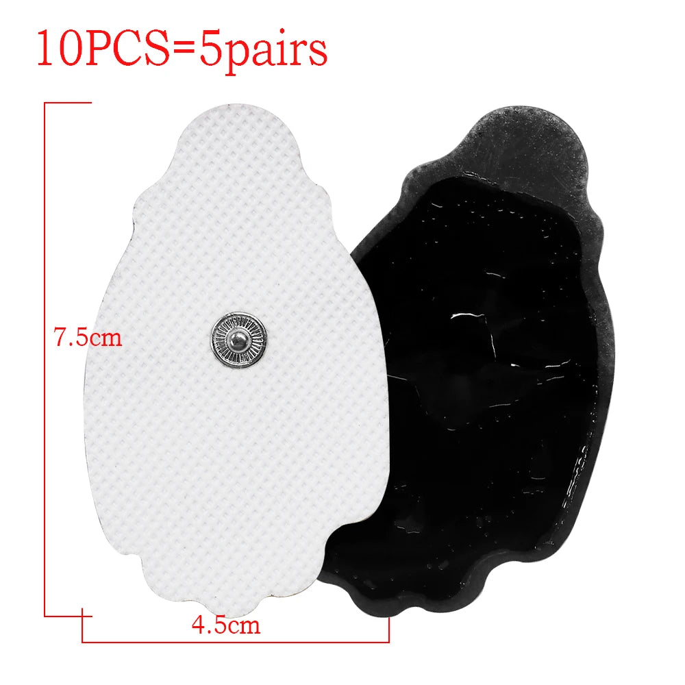 10/20PCS Electrode Pads Gel For Tens Acupuncture Physiotherapy Machine Slimming Pulse Ems Muscle Stimulator Massager Sticker